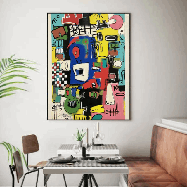 Tableau Abstrait Street Art