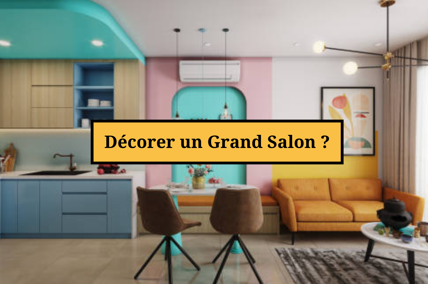 Comment Décorer un Grand Mur de Salon ?