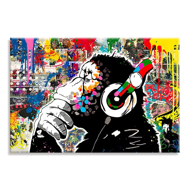 Tableau Singe Street Art