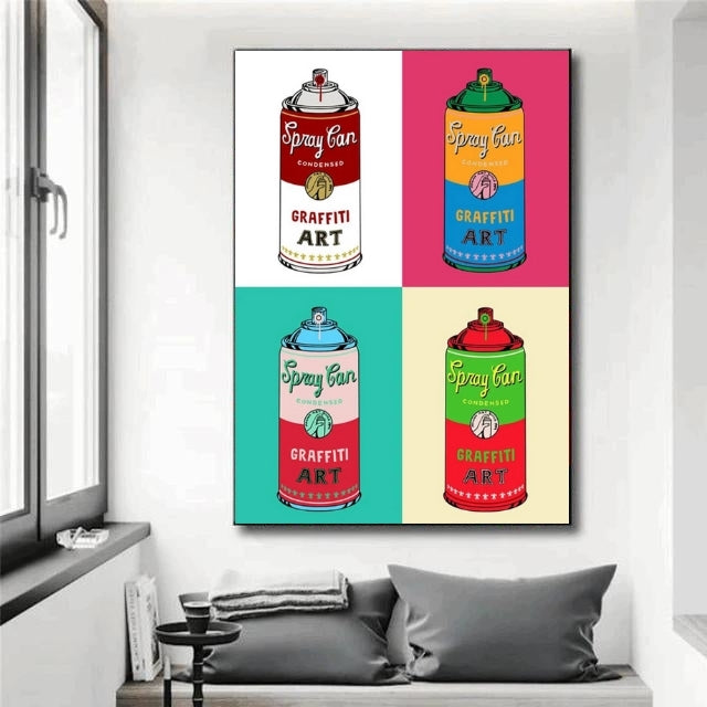 Large pop art painting
