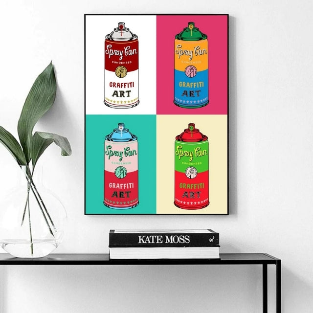 Large pop art painting