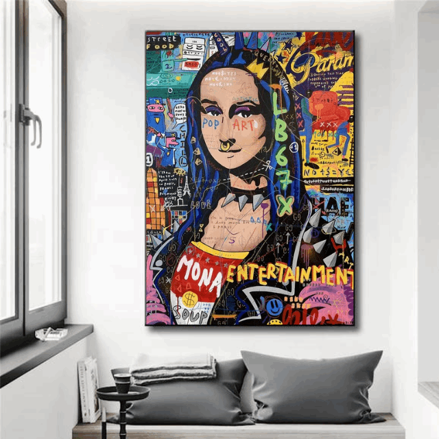 Tableau Moderne Mona Lisa