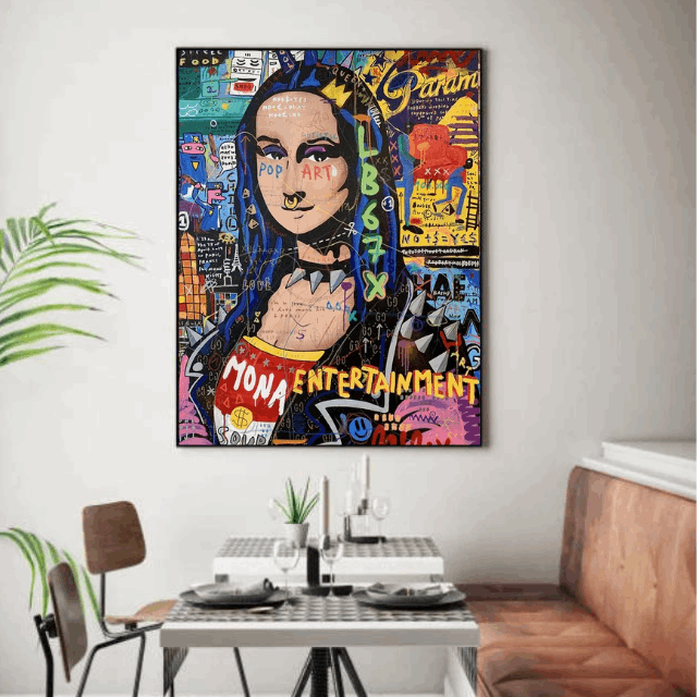 Tableau Moderne Mona Lisa