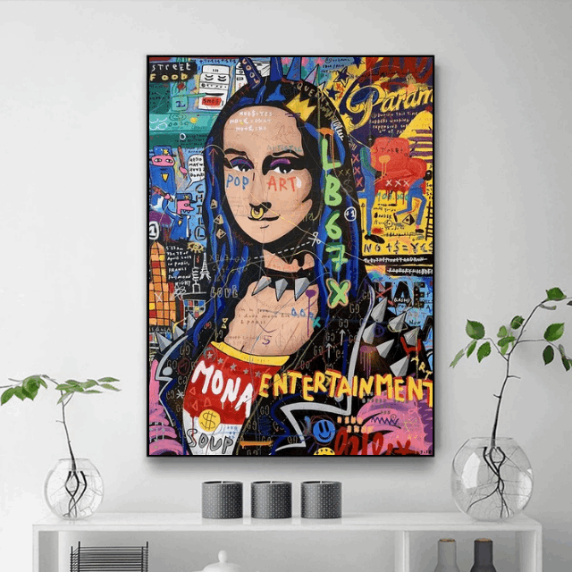 Tableau Moderne Mona Lisa