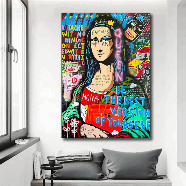Mona Lisa Tableau Coloré