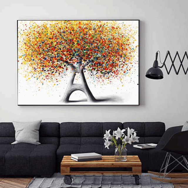 Tableau Arbre Graffiti