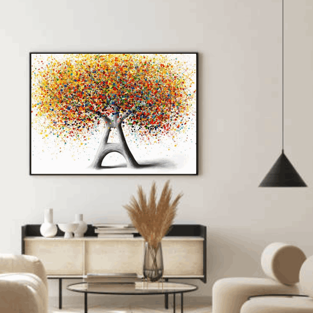 Peinture  Arbre Graffiti