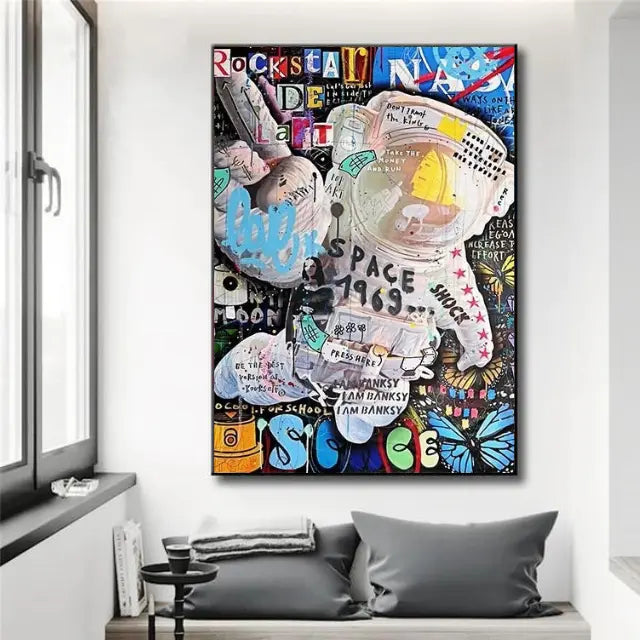 Tableau Cosmonaute  etoiles