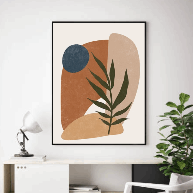 Tableau Abstrait Minimaliste