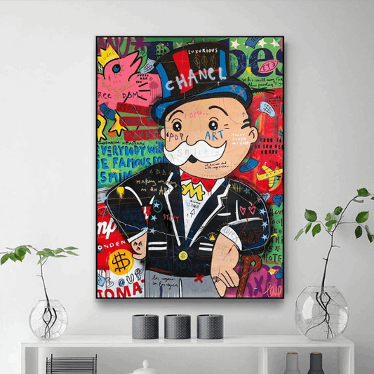 Tableau Alec Monopoly Coloré