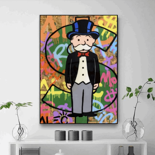 Tableau Monopoly murale