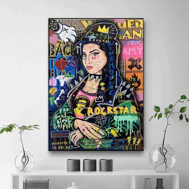 Peinture Amy Winehouse