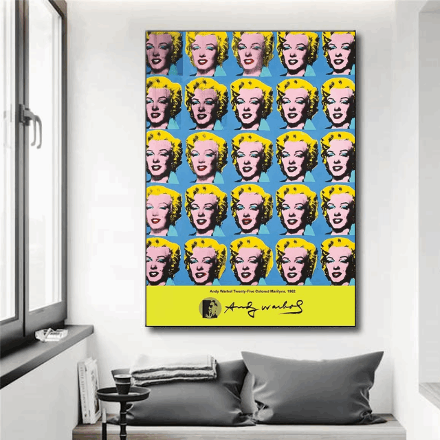Portrait Andy Warhol Marilyn Monroe