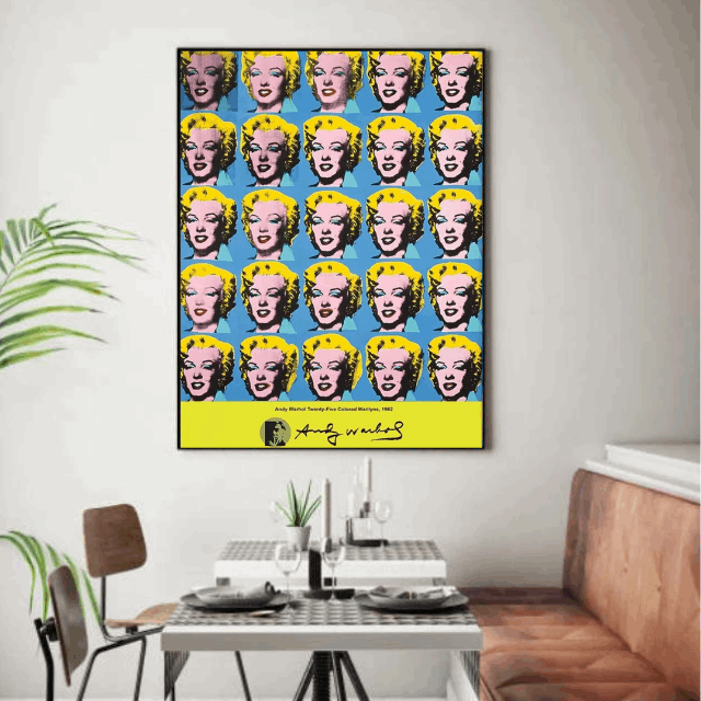 Portrait Andy Warhol Marilyn Monroe