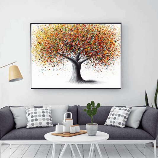 Tableau Arbre de Vie Coloré