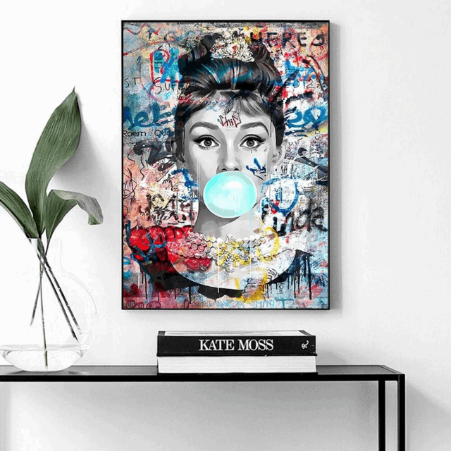 Tableau Audrey Hepburn Pop art