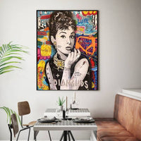 Tableau Audrey Hepburn Pop Art