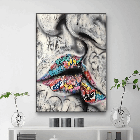 Tableau Bisous Coloré