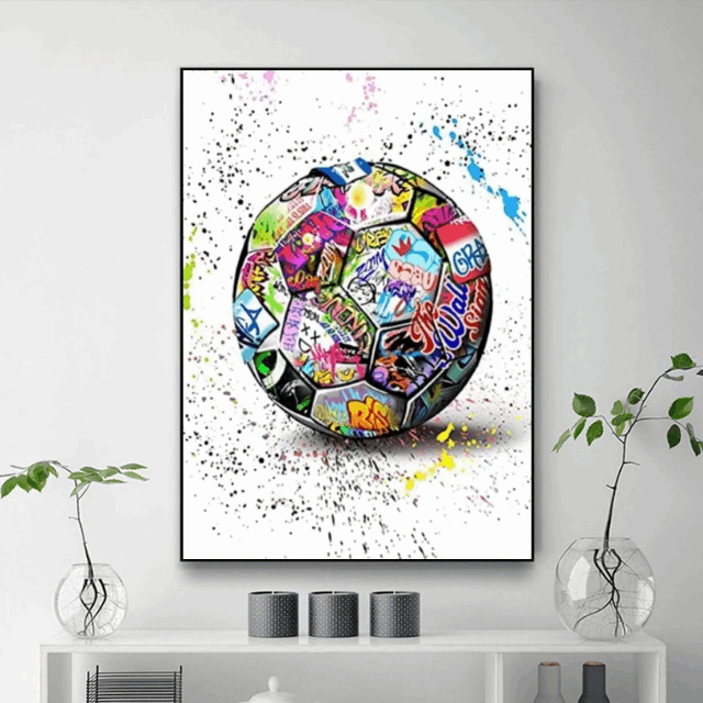  Tableau de Football Coloré