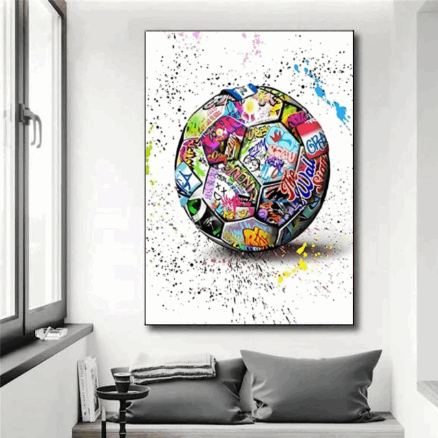 Tableau de Football Coloré