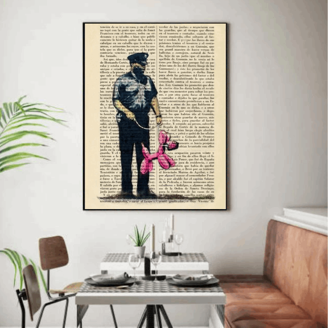 Tableau police Banksy 