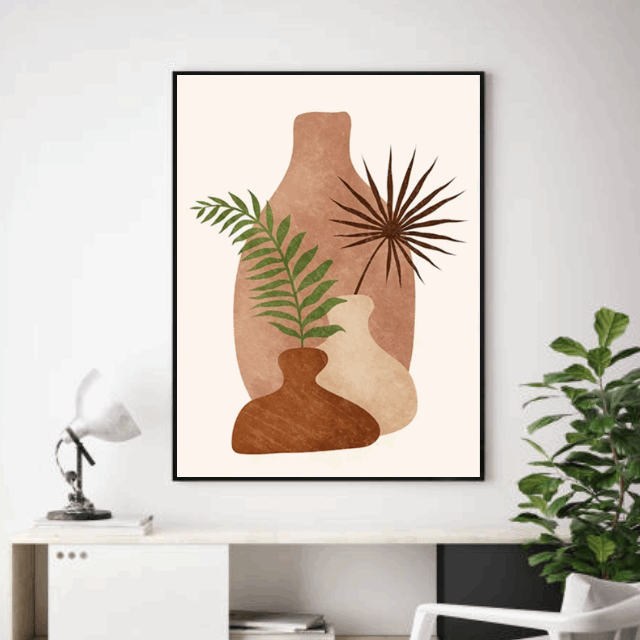 Tableau Beige Minimaliste