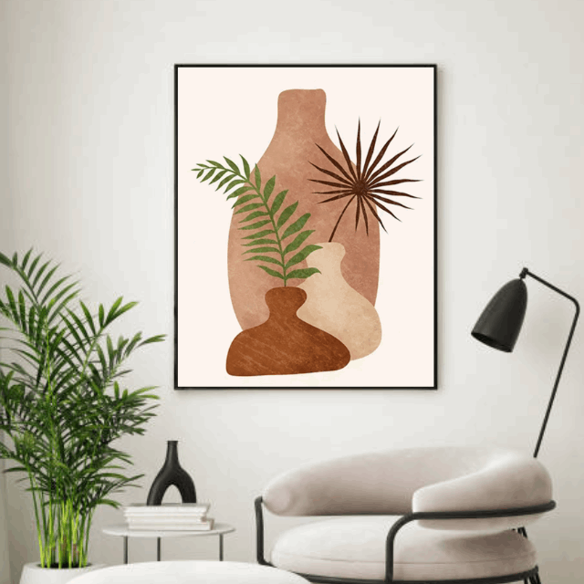 Tableau Beige Minimaliste