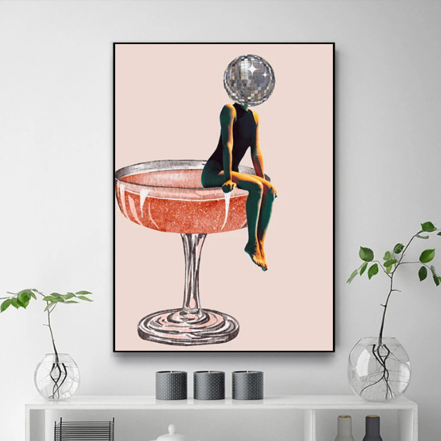 Tableau Verre Cocktail
