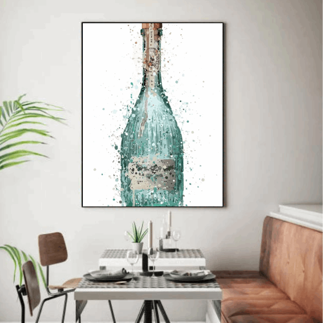 Tableau Gin Bouteille