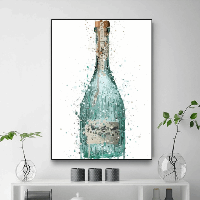 Tableau Gin Bouteille
