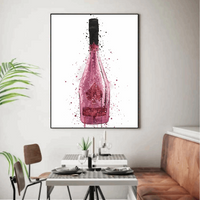 Tableau Champagne Rose