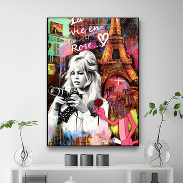 Tableau Brigitte Bardot Coloré