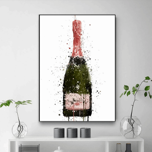 Tableau Champagne Coloré