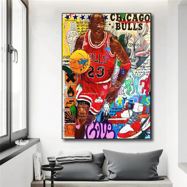 Tableau Basket Michael Jordan