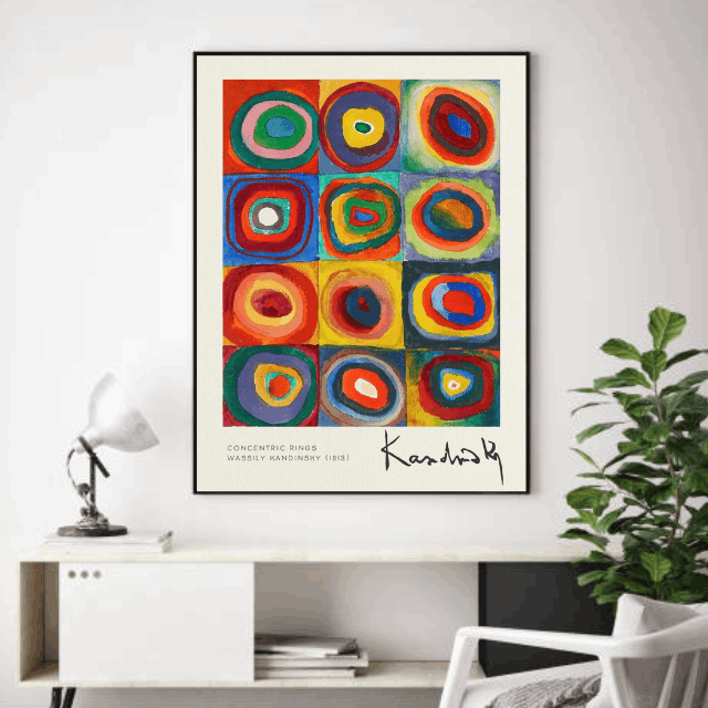 Tableau Multicolore Pop Art