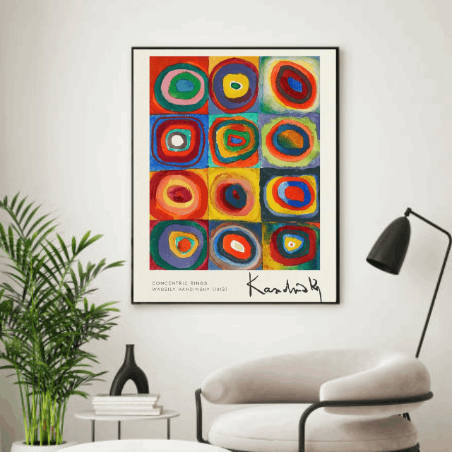 Tableau Multicolore Pop Art