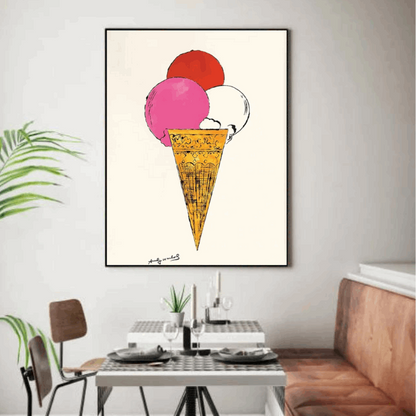 Tableau Glace Pop Art