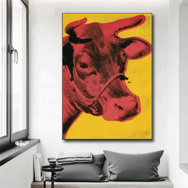 Tableau Pop Art Vache