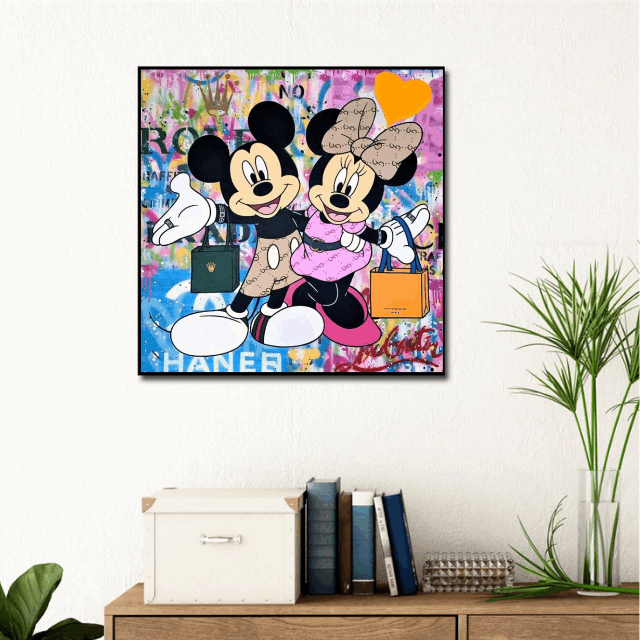 Tableau Minnie et Mickey
