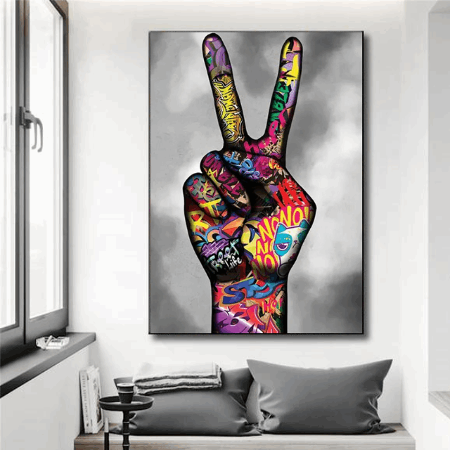 Tableau Doigts Coloré