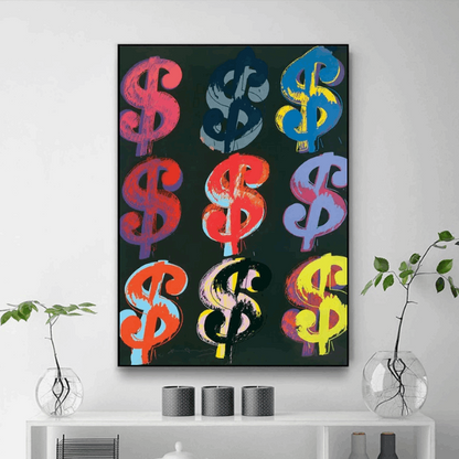 Tableau Dollars Pop Art