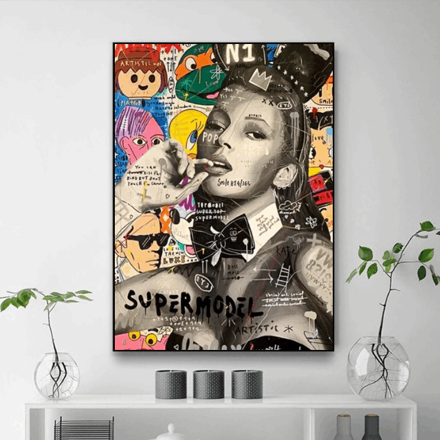 Tableau Femme pop Art 