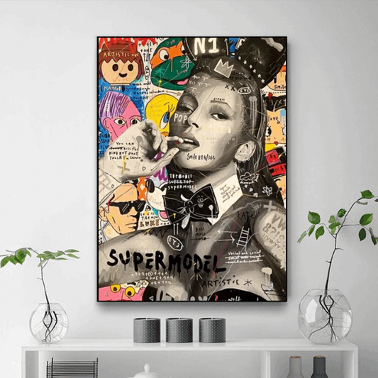 Tableau Femme pop Art 