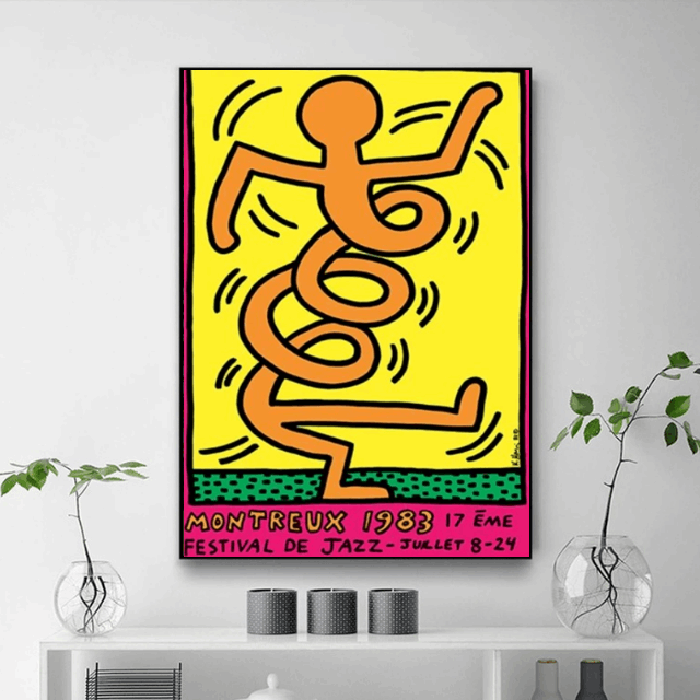 Tableau Formes Keith Haring