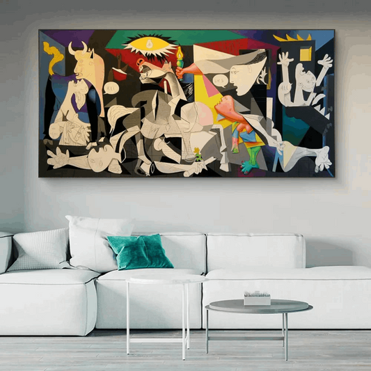 Tableau Guernica Coloré