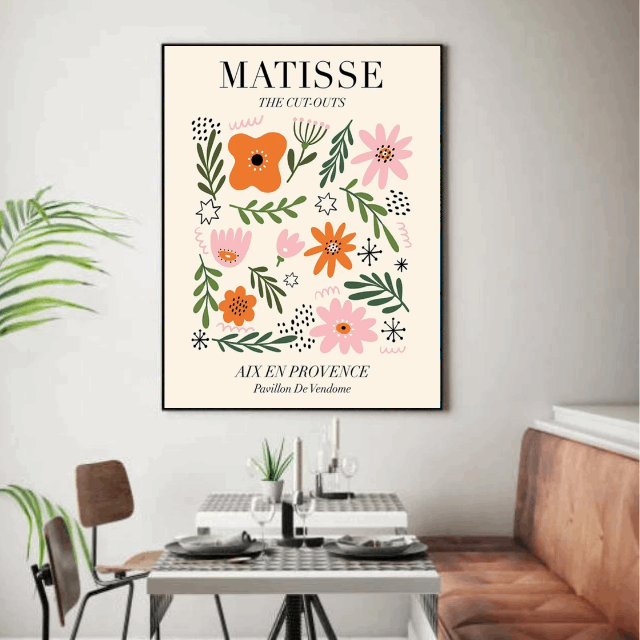 Tableau Henri Matisse Fleurs