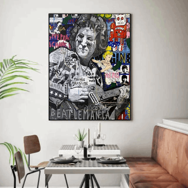 Peinture des Beatles