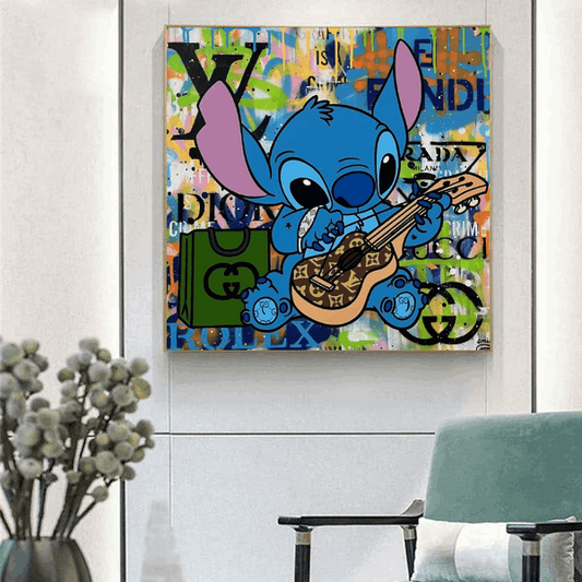 Tableau Lilo et Stitch Coloré