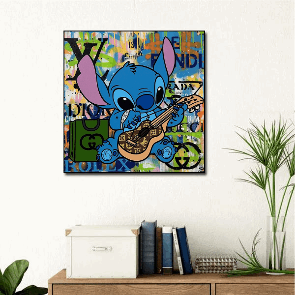 Tableau Lilo et Stitch Coloré