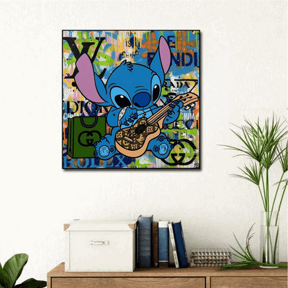 Tableau Lilo et Stitch Coloré